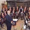 September 2005 - Autumn Concert in the Church of St Peter & St Mellor, Amsbury. Guest Conductor - Michael Dunford, MD of Shrewton Band, who learnt to play with our Band aged 7.

The concert was also used to make a special presentation to three long serving members: John Baker, Dennis Burgess and Brian Carter, who joined the Band in 1945.

Back Row: John Baker, Peter Hollingdale-Smith, Andrew Carter,Richard King,Brian Carter, Matt Spencer, Max Carter, Andrew Blakeborough, Andrew Baker, George Cole.
Front Row: Christopher Cole,Ray Brotherton, Anthony Blakeborough, Peter Cowdrey, Don Palmer, Sandra King, Daniele Cole, Glenys Hollingdale-Smith,Helen Palmer, Brian Watts, Jean Jackson.