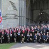 August 2011. Visit by Banda Angelo Bodini  di Casalbutttano e Offenenga in Salisbury Cathedral Close.
