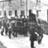 Funeral of a band member in Amesbury. Date unknown, but probably mid 1930s.